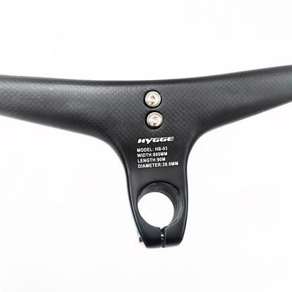 Carbon MTB bike integrated handlebar