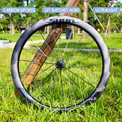 2023 ultralight carbon spokes rim brake wheelset pro version-Free taxes and duties to EU and UK