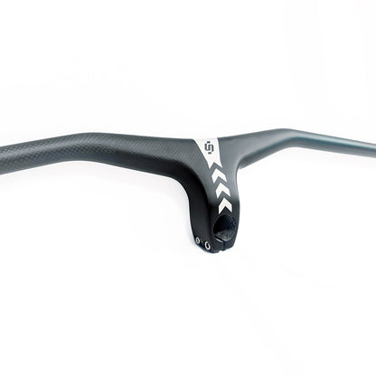 Carbon MTB bike integrated handlebar